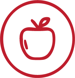 Image of an apple icon